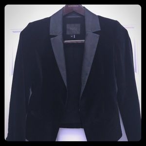 Paige ~ velvet tuxedo jacket